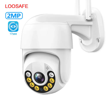 2022 New Arrival 17SEE APP Outdoor Security 2MP CCTV Cameras Wireless PTZ Dome Infrared Night Vision Waterproof CCTV Camera