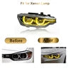 SJC New Design New Exclusive Product Ikon Headlight for F30 F35 2013-2018 LED Head Lamp Dual-color Daytime Running Lights