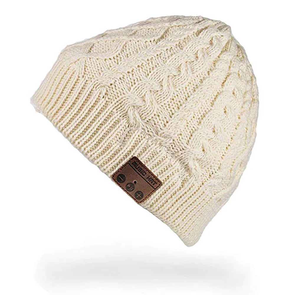 Hat with Built-in Wireless Headphones Headset Beanie Cap Winter Hat with Speaker Music Hat Gorro Thick Warm Bonnet Men's Women