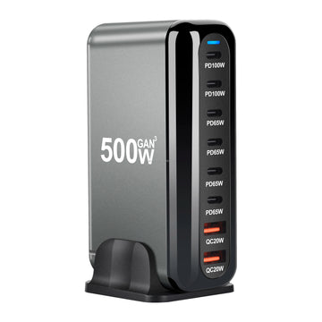 500W Gan Wholesale Multi Universal Wall Uk Strong Complete Mobile Usb Fast Charging Adapter Type C Cell Phone Charger Plug