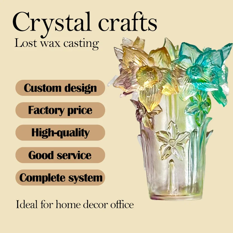 Elegant Art Deco Crystal Vase - Luxury Wedding Table Centerpiece with Custom Engraving for Personalized Gifts