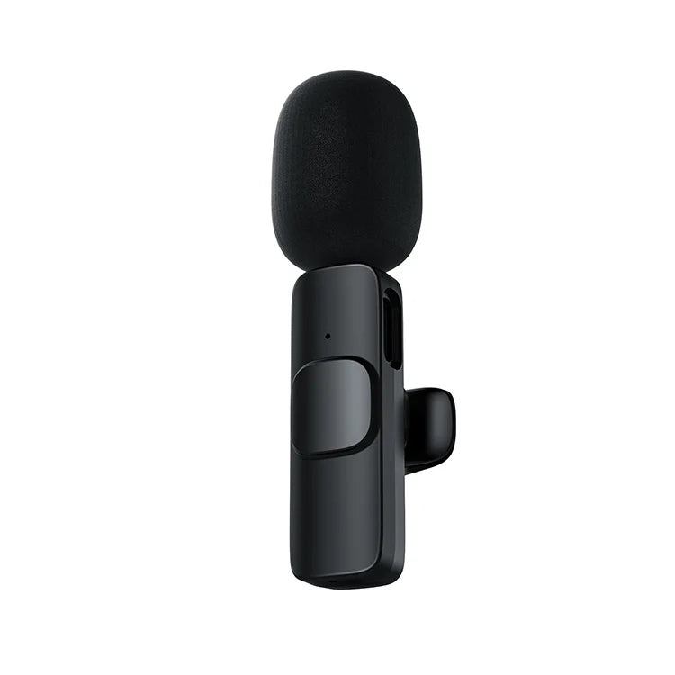 K9 High Quality Dynamic Microphone Wireless Audio Recording Lavalier for Smartphone Camera Omni-Directional Binaural Speakers