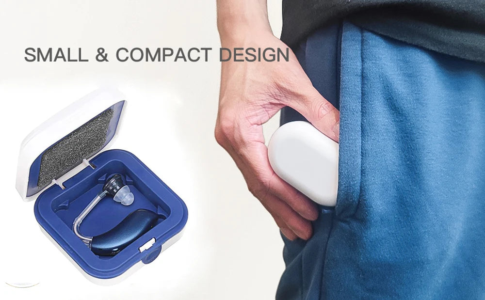 Bluetooth Hearing Aid Amplifiers USB Charge Hearing Aids Audifonos Sound Devices Volume Control Adjustable Tone Loss Ompensation