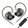 KZ Castor in Ear HiFi Earphone 2DD Dynamic High-End Tunable Balanced Armature Earphones Monitor Wired Earphones With Mic Earbuds