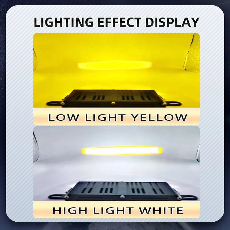 High Power With Fan Car Spotlights Led Grille Lights Fog Work Light External Auxiliary Lights Off-road Vehicle SUV Truck