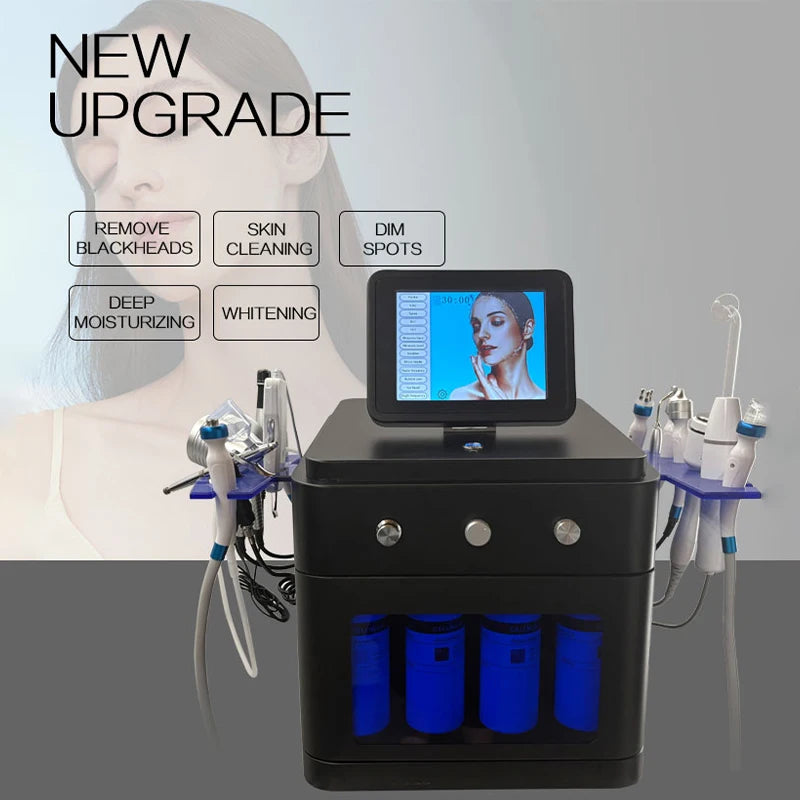 14-in-1 Hydro Facial Machine Professional Deep Cleansing Blackhead Remover & Pore Minimizer for Salon/Home