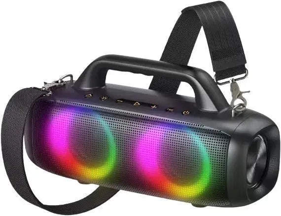 PartyBox Wireless Bluetooth Speakers 80W Powerful Portable BT Speaker with RGB Light Show IP67 Waterproof 12 Hours Playtime
