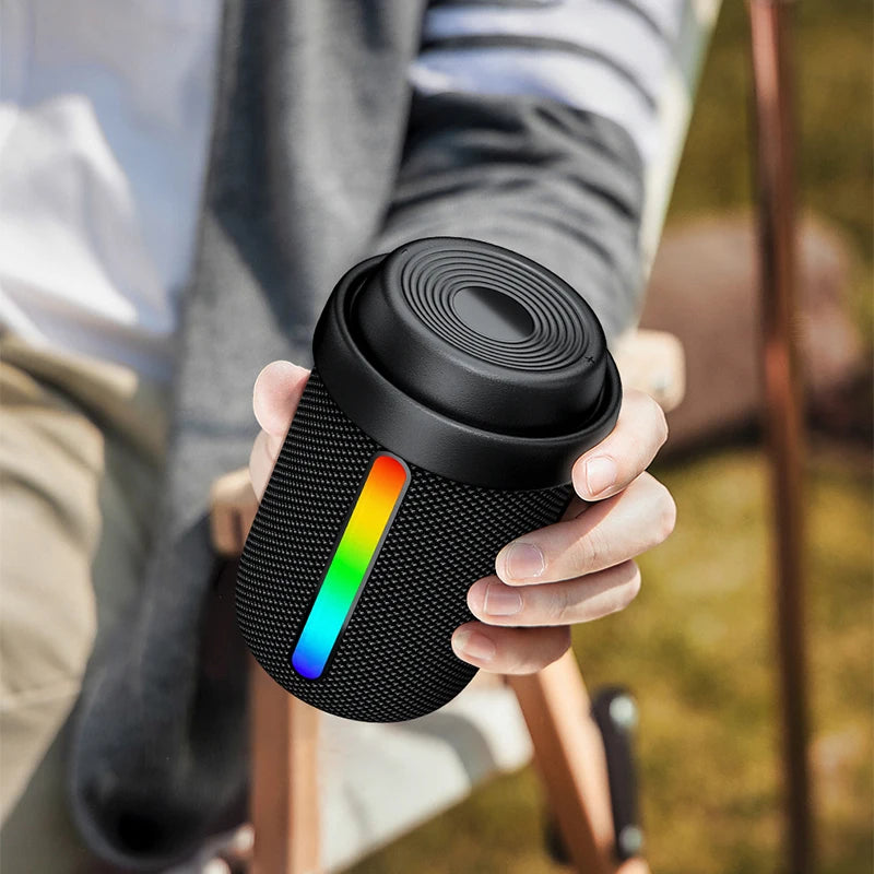 Colorful Glowing RGB Wireless Bluetooth Speaker With Subwoofer Bluetooth Speakers