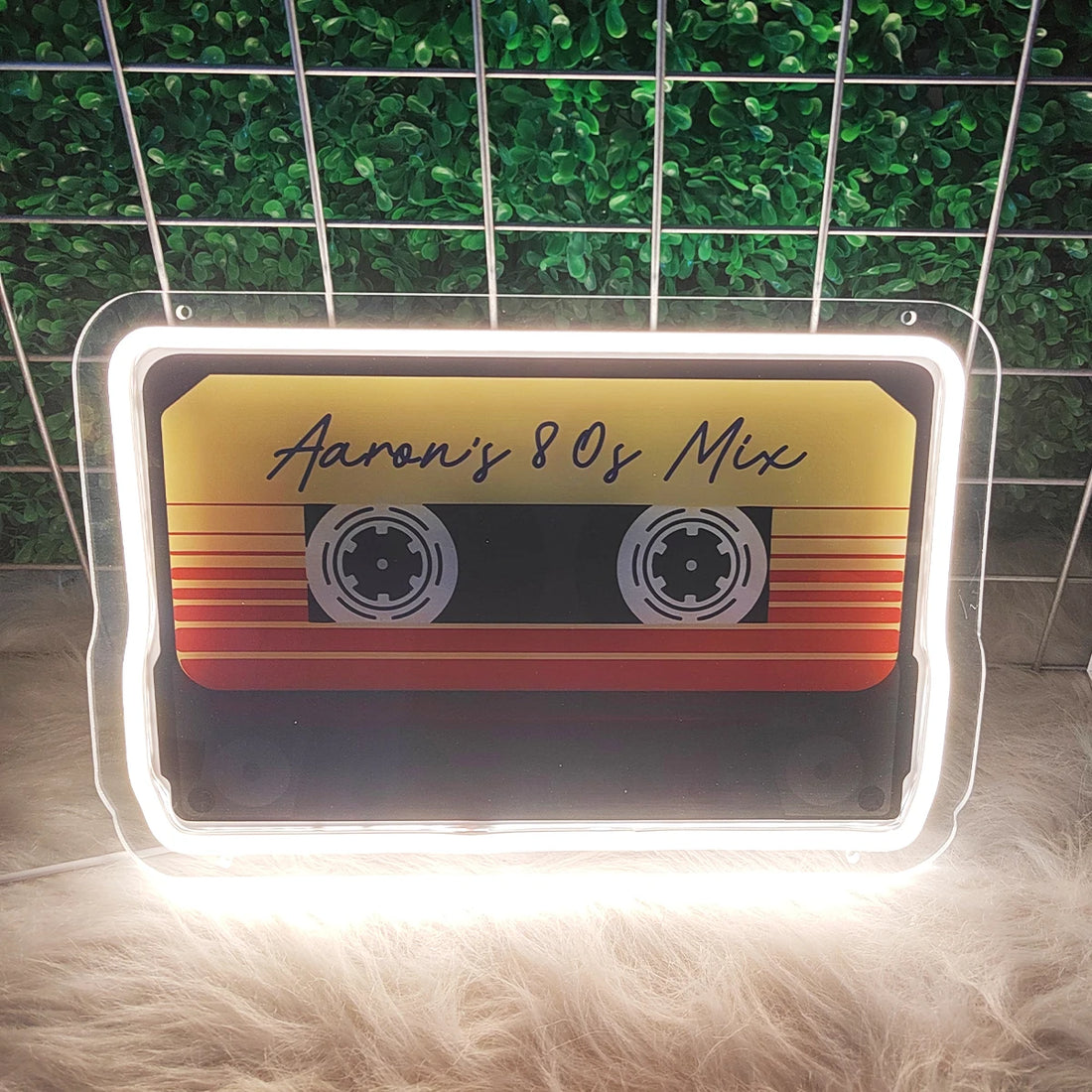 Neon Sign LED Tape Record Player for Home Office Company Party Bar Neon Lights Atmosphere Room Decorative Lighting