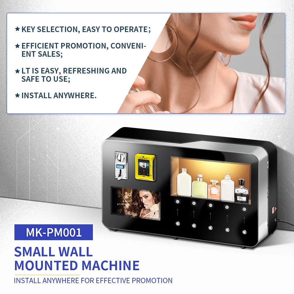 MAKMIK 24 Multifunction Vending Machine for Fitness Clubs and Gyms with Energy-efficient Features Perfume Vending Machine