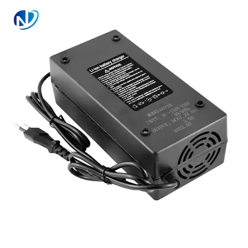 New 60V20AH Electric Bike Charger 48v Solar Charger Six-Stop Smart Lights 8A Output Scooters Cars E-Bikes 120W Power UK AU EU US