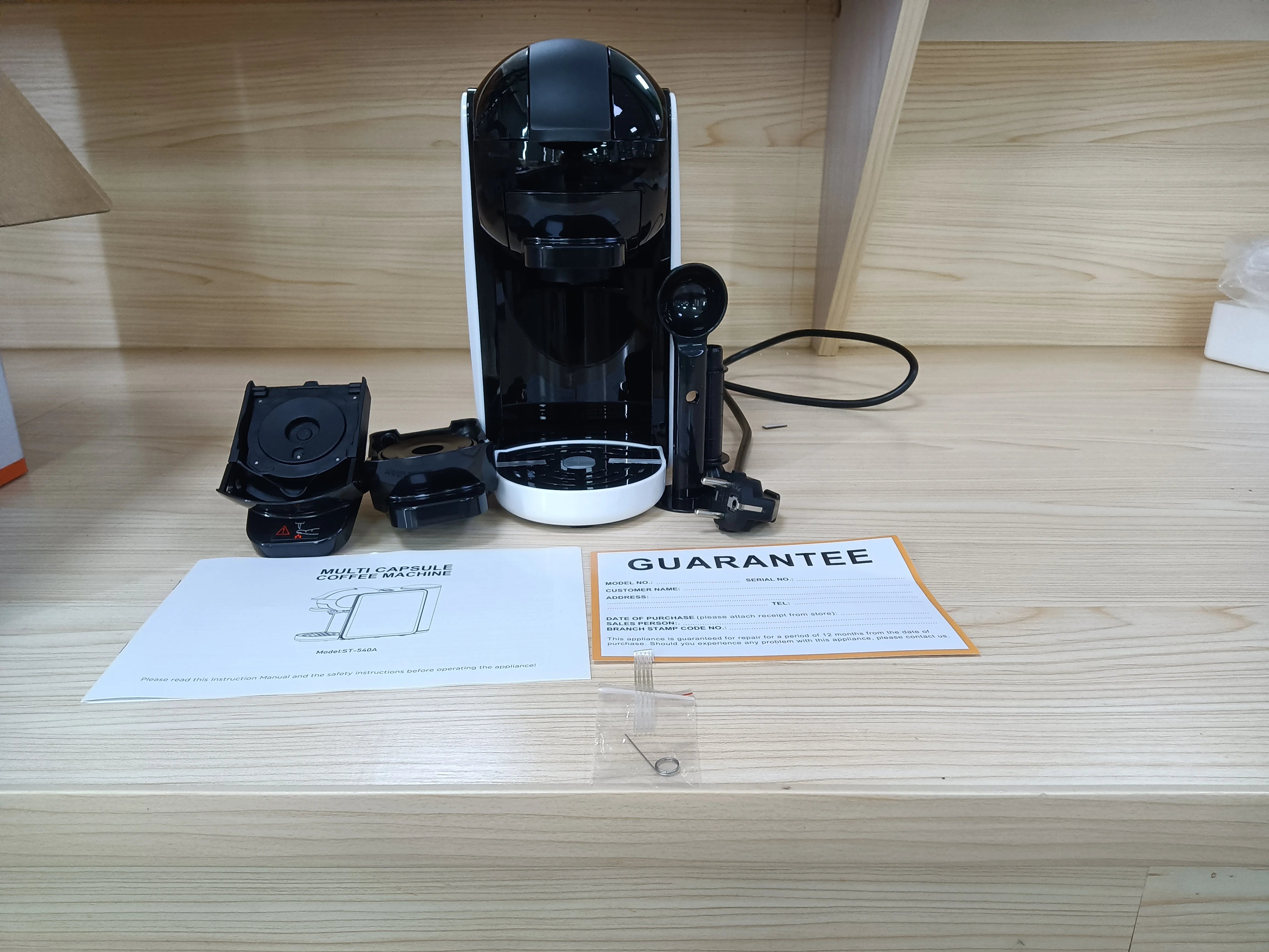 Cafetera Household Automatic Italian Electric Coffee Makers Instant 3 in 1 Multi Capsule Coffee Machine