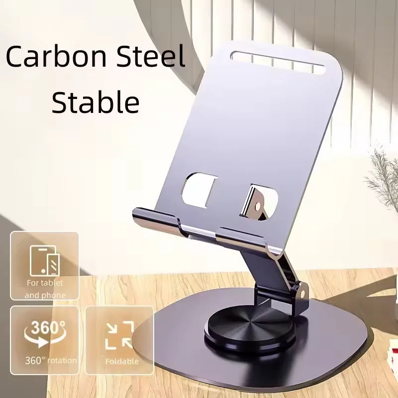 New Design Holder Cradle Stand Mobile Phone Desk Stand Anti-slip 360 Rotating Metal Mobile Phone Holders for All Phones