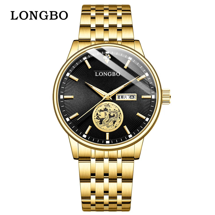 Wholesale Made in Prc Men Sport Watch Design Wholesale Waterproof Diamond Quartz Luxury Gold Watch Calendar Dial Display Minim