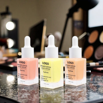 Custom Private Label Mineral Liquid Primer Serum for All Skin Types-Mattify Pore Minimizer & Hydrating Makeup Base 20ml