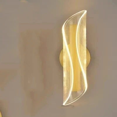 Minimalist Modern Bedside Lamp Creative Bedroom Living Room Nordic Led Ultra Bright Aisle Background Wall Light