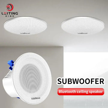 LEITING KING RC-401 Host 4 Inch 15W Ceiling Speaker Wireless Indoor Ceiling Speaker Embedded  Speakers