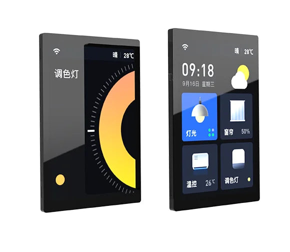 WT32-SC01 PLUS 16MB ESP32 Display IPS LCD Touch Screen Linux 3.5 Inch Esp32-s3 LCD Module All-fit Black Effect Smart Displays