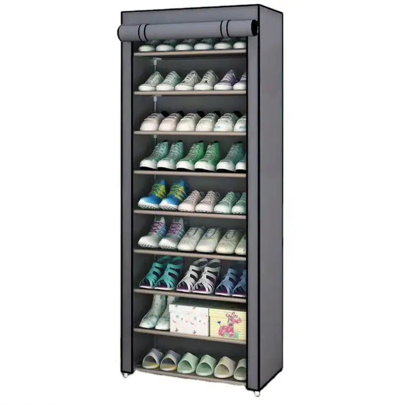 Adjustable Foldable Modern European Metal Living Room Entry Shoe Rack Home Furniture