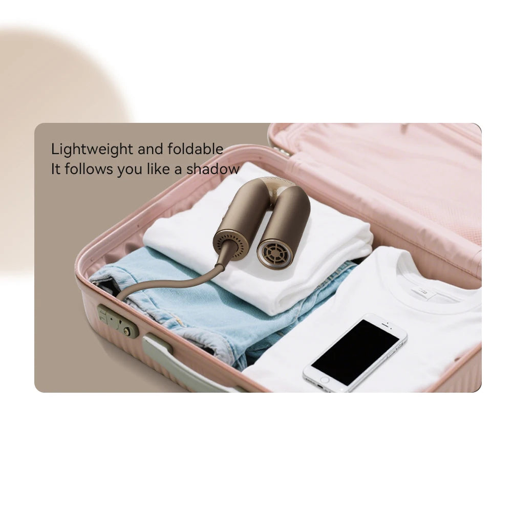 2025 Portable Foldable MINI Hair Dryer 110000 RPM Brushless High-Speed 110000 RPM Pocket Negative Ions New Travel Hair Dryer