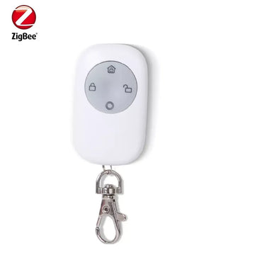 Zigbee3.0 Smart Alarm Remote Controller With 4 Key With Arm Disarm SOS Feature Compatible with Zigbee2mqtt and Home Assitant