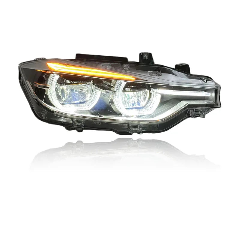 SJC New Design New Exclusive Product Ikon Headlight for F30 F35 2013-2018 LED Head Lamp Dual-color Daytime Running Lights