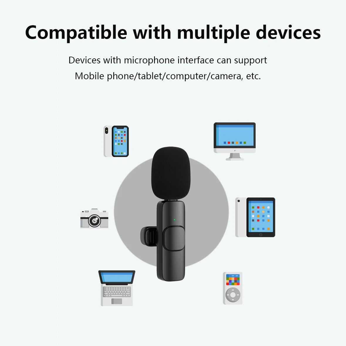 GAW-910 2.4G New Technology High-quality Radio Wireless Lavalier for Widely Compatible Live Broadcast