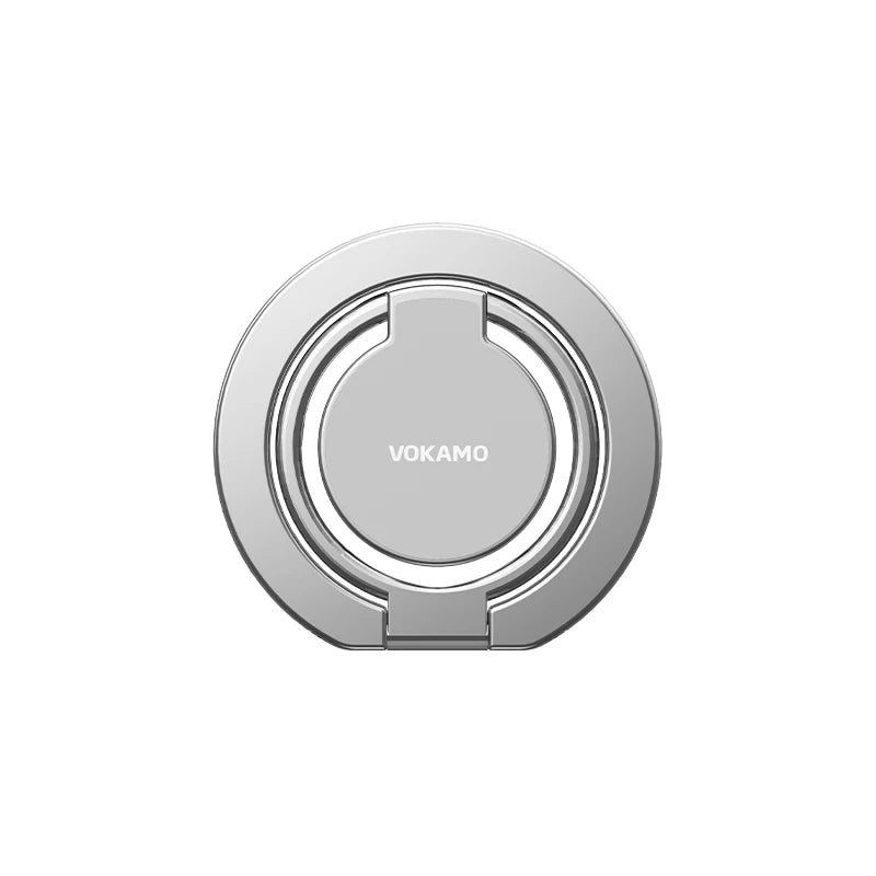 Dual-Sided Magnetic Ring Stand for iPhone 12/13/14/15/16/17 N52 Magnet Zinc Alloy Foldable Kickstand Holder for MagSafe Devices