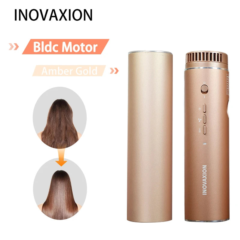 Portable Foldable Ionic Hair Dryer 1200W High-Speed for Professional Salon & Travel Use