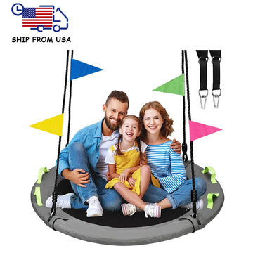 Zoshine Home Multi-Swing USA Stock Space Saving Adjustable Height for Indoor Outdoor Kids Play