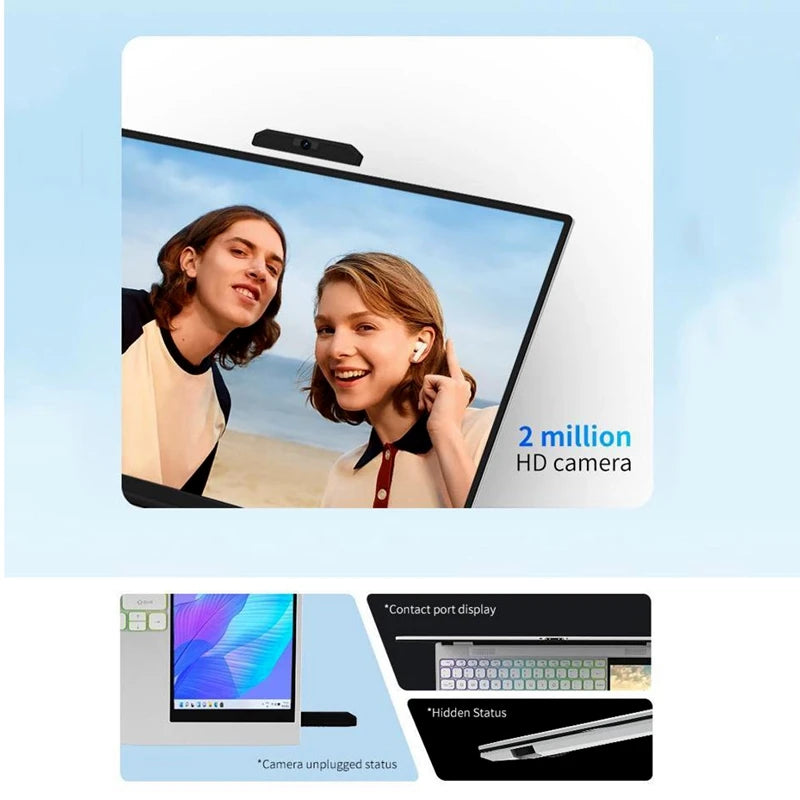 Hot Sale HL156D 15.6"+7" Double Screen Brand New Laptop Business Notebook Computer Touch Dual Two Screen Personal & Home Laptop