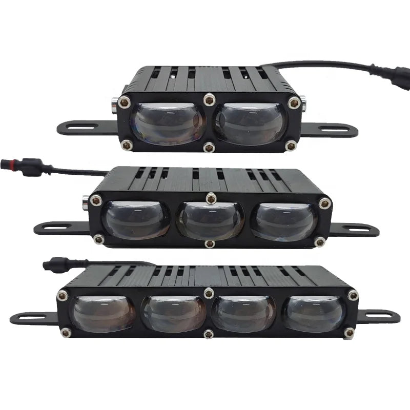 High Power With Fan Car Spotlights Led Grille Lights Fog Work Light External Auxiliary Lights Off-road Vehicle SUV Truck
