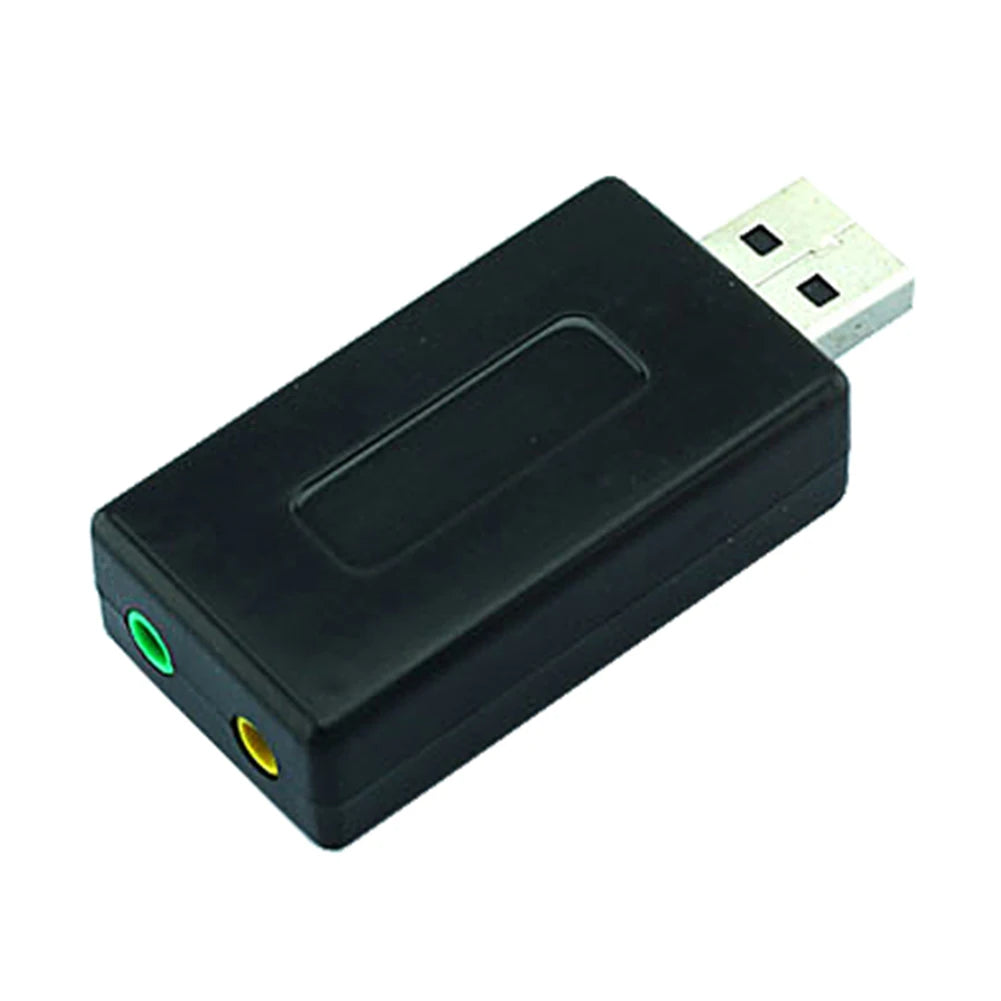 New Portable USB 2.0 External Sound Card Virtual 7.1 Channel Stereo Audio Adapter USB 2
