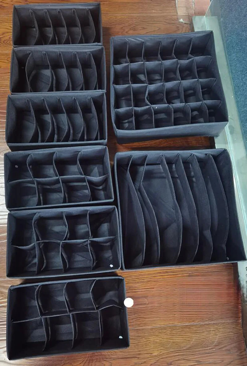 IN STOCK 8PACK Cabinet Organizer Clothes Foldable Dresser Storage Basket Organizers and Storage Bins for Storing Underwear,Bra,