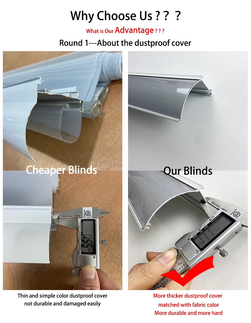 Smart Motorized Zebra Blinds – Light Filtering Electric Roller Shades for Home & Office