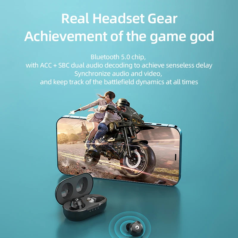 Original Gm2 Pro Gaming Headphones Wireless Bluetooth Wired Earphones Tech Running Earbuds Earbud 2024 Battery New Tws Headset