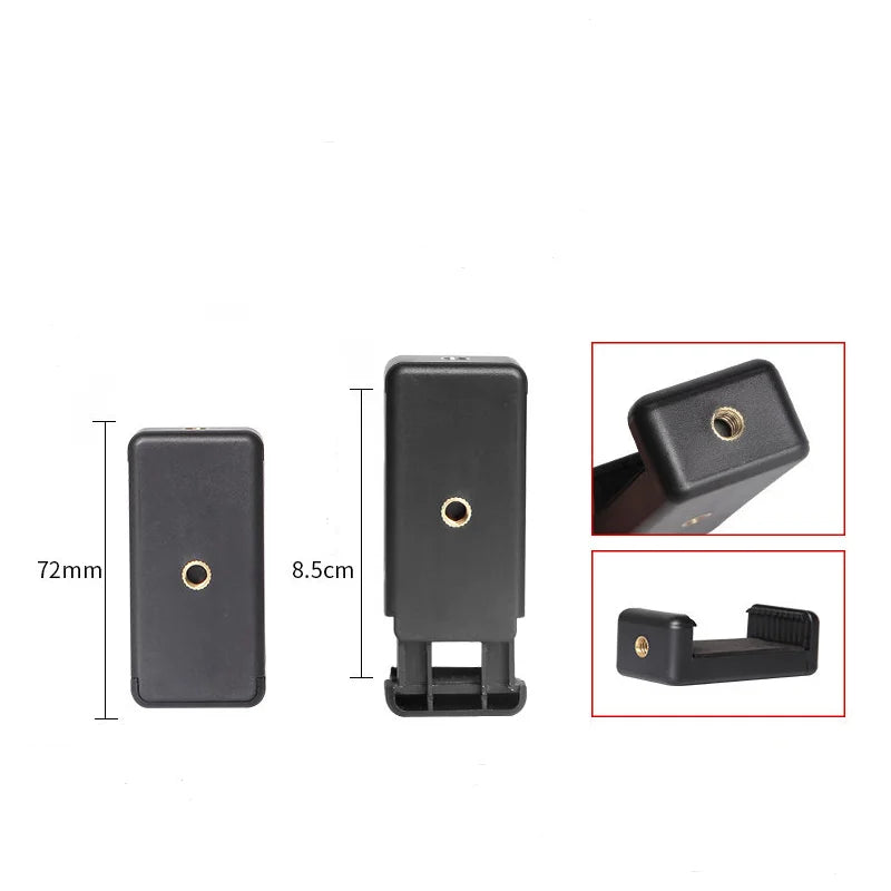 EShape Sturdy ABS Clip Smartphone Tripod Mount Adapter for All Devices Mobile Phone Holders