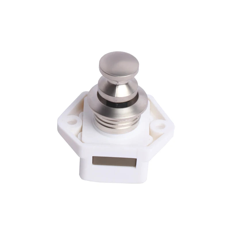 HW-52WN Push Latch Lock for RV Caravan Motorhome Boat Furniture Cabinet Lock Mini Push Lock Latch for caravan Rv