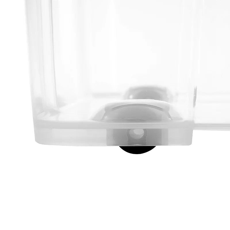 Large Transparent Plastic Storage Box Portable Household Organizing Rack for Clothes Toys Tableware for Bathroom Children's