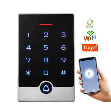 Waterproof / Weatherproof Wifi Tuya App Proximity Card Door Lock Smart Security Outdoor Access Control Keypad