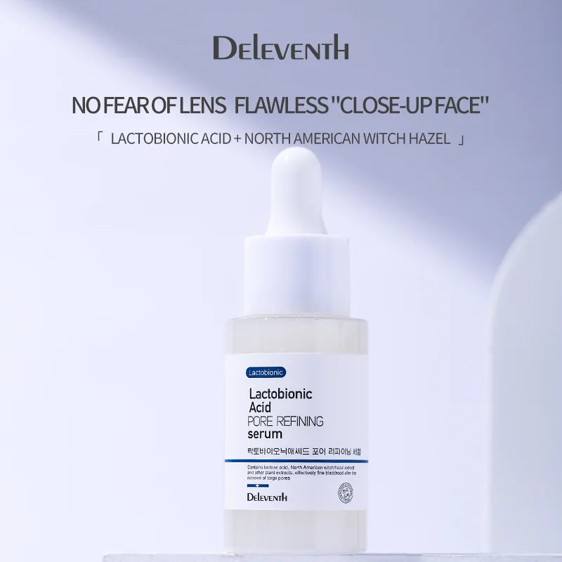 Wholesale Natural Lactobionic Acid Face Serum Minimize Pores Shrink Pore Firming Skin Reduce Fine Lines Facial Liquid