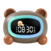 Rechargeable Smart Alarms Lcd Child Clock LED Night Wake-up Lights Usb and Lamps Rabbit Wholesales Table Clocks for Children