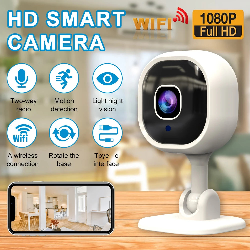 GreenYi AHD Camera Two-way Intercom 1080P Smart Security Monitor Wireless Wifi Camera Digital Noise Reduction
