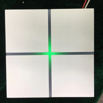 Knx Smart Light Switch for Home Automation Wifi or Mobus Touch Metal Panel for Wall Switches Stylish Design for Modern Home