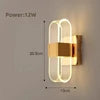 Minimalist Modern Bedside Lamp Creative Bedroom Living Room Nordic Led Ultra Bright Aisle Background Wall Light