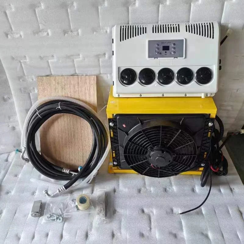 Electric AC Cooling 24 Volt Parking air Conditioner Cooler Truck Kits Parking air Conditioners 12v 24v