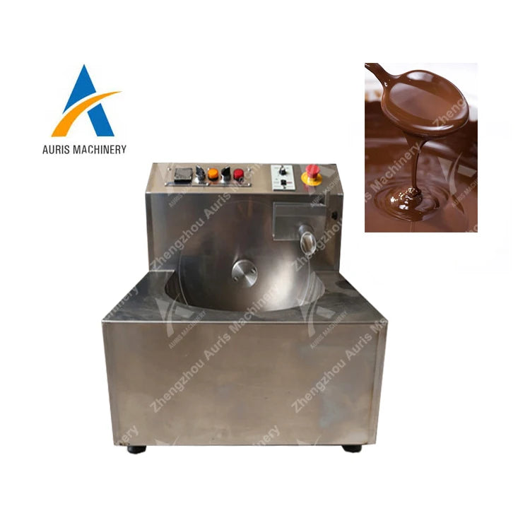 Mini Size Low Price Small Home Chocolate Tempering Machine 8kg  15kg Chocolate bar Making Machine for Sale