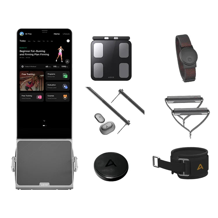 Smart Home Gym Equipment for Pilates AI Gym Equipment for Fitness Exercises Strength Training Space-Saving for Home Gym Layouts