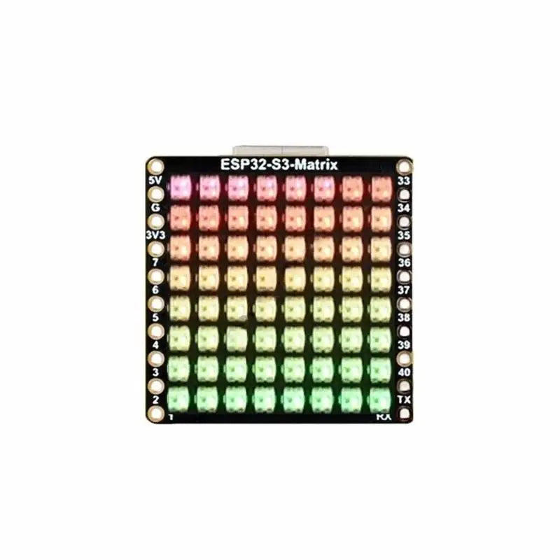 ESP32-S3-Matrix RGB-LED Matrix Dot-matrix WiFi Bluetooth Gyroscope Attitude Sensor