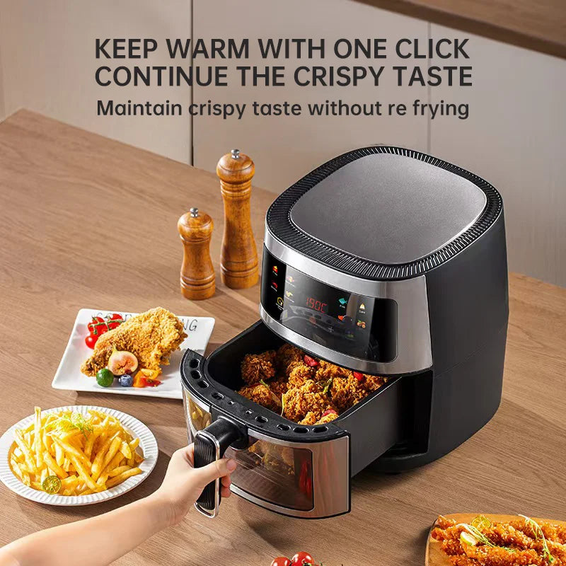 ISolfan China Multifunctional Smart New 6L Electric Digital Oven Cooker Hot Steam Stainless Steel  AIr Fryers Machine for Sale